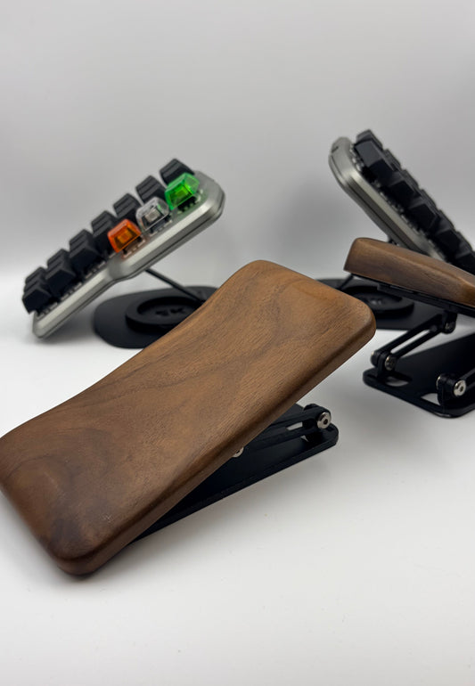 Palm Rest with adjustable tilting and height for Split Keyboards and Mouse