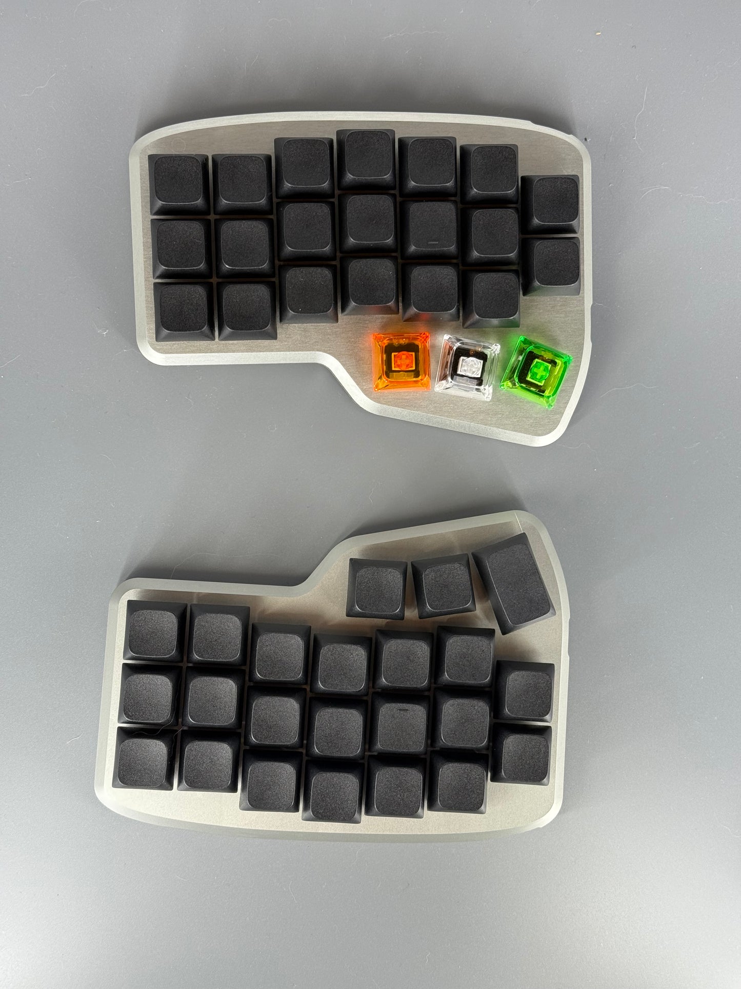 Corne v4 CNC case MX Wired USB-C Split Keyboard
