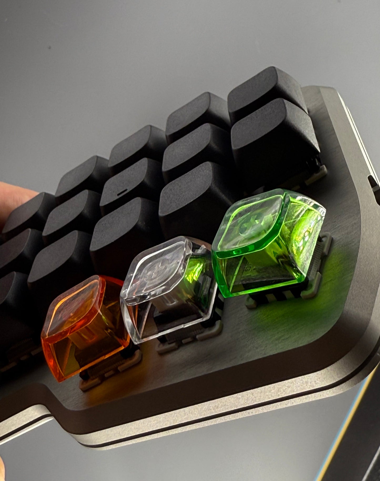 Corne v4 CNC case MX Wired USB-C Split Keyboard