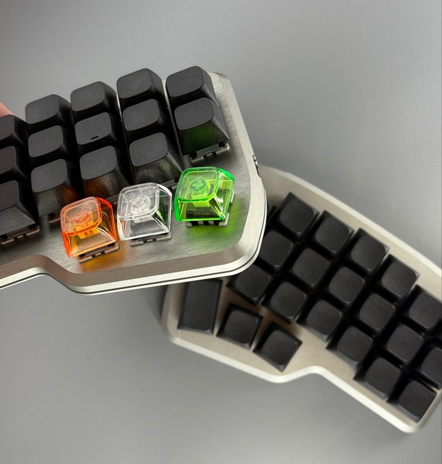 Corne v4 CNC case MX Wired USB-C Split Keyboard