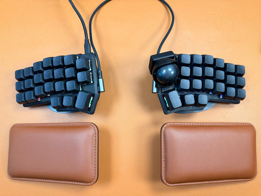 EKRest: Soft palm rest, adjustable tilting and height for Split Keyboards, Trackball and Mouse